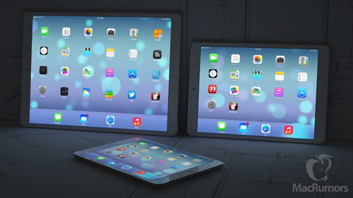 12.9英寸iPad Maxi模拟图片外泄