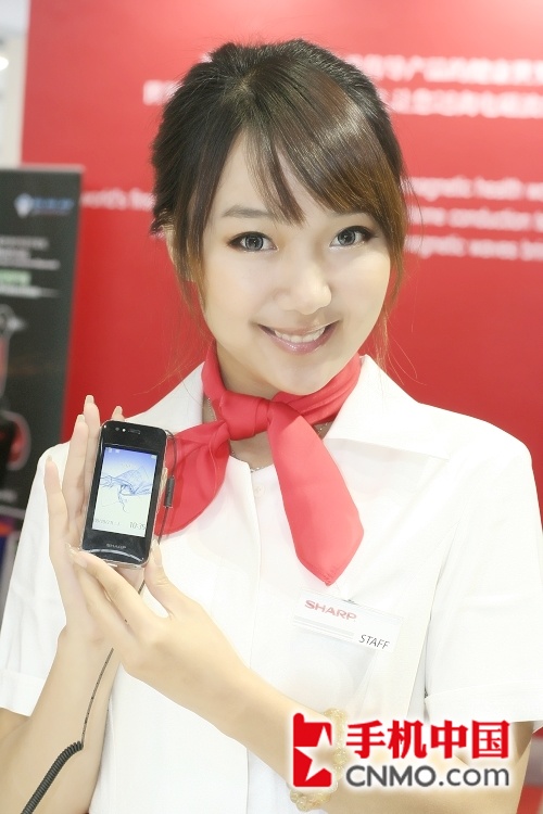 <em>性感</em>水手服!中日韩手机<em>MM</em>通信展大PK (7)--手