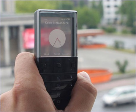 首部透明屏手机 索爱Pureness真机图