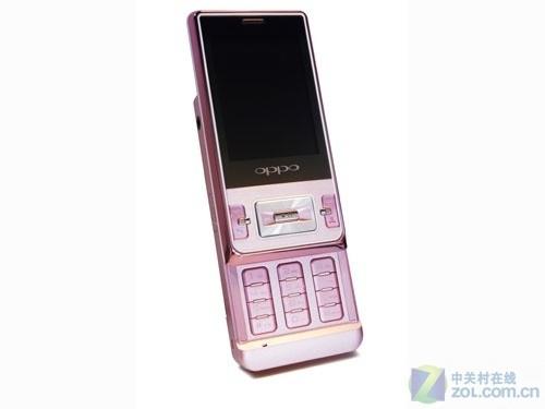 OPPO首款时尚滑盖手机曝光 粉色的诱惑